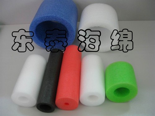 供應EPE珍珠棉包裝管，彩色環形海綿管