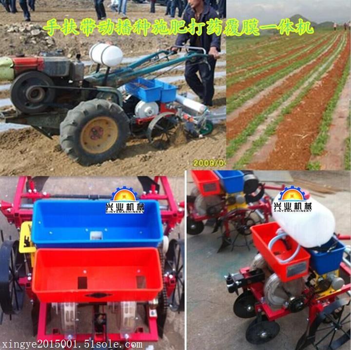 起壟施肥覆膜機 打藥覆膜機  花生玉米施肥播種機