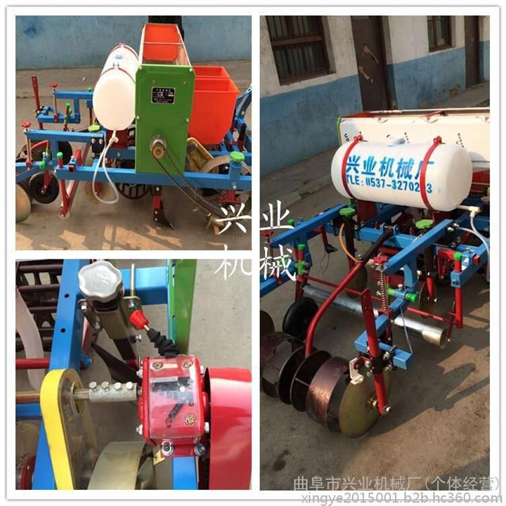 玉米播種覆膜機(jī)  起壟覆膜播種機(jī)   手扶花生播種機(jī)視頻