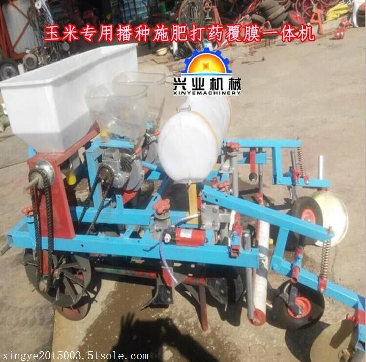 花生播種機(jī)覆膜機(jī)  手扶拖拉機(jī)地膜播種機(jī)