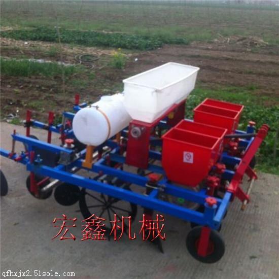 馬鈴薯雙壟雙行播種覆膜機 玉米播種覆膜機? 定做土豆覆膜機